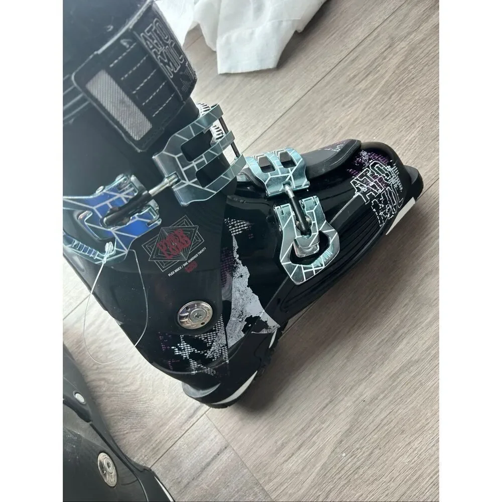 Atomic M fit 120 Black Downhill Ski Boots Size 26CM/Mondo 8 Men, 9 Womens black